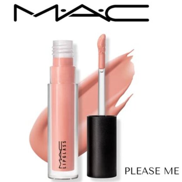 Last one! MAC PLEASE ME lip gloss mini Lipglass new RARE - Picture 5 of 6